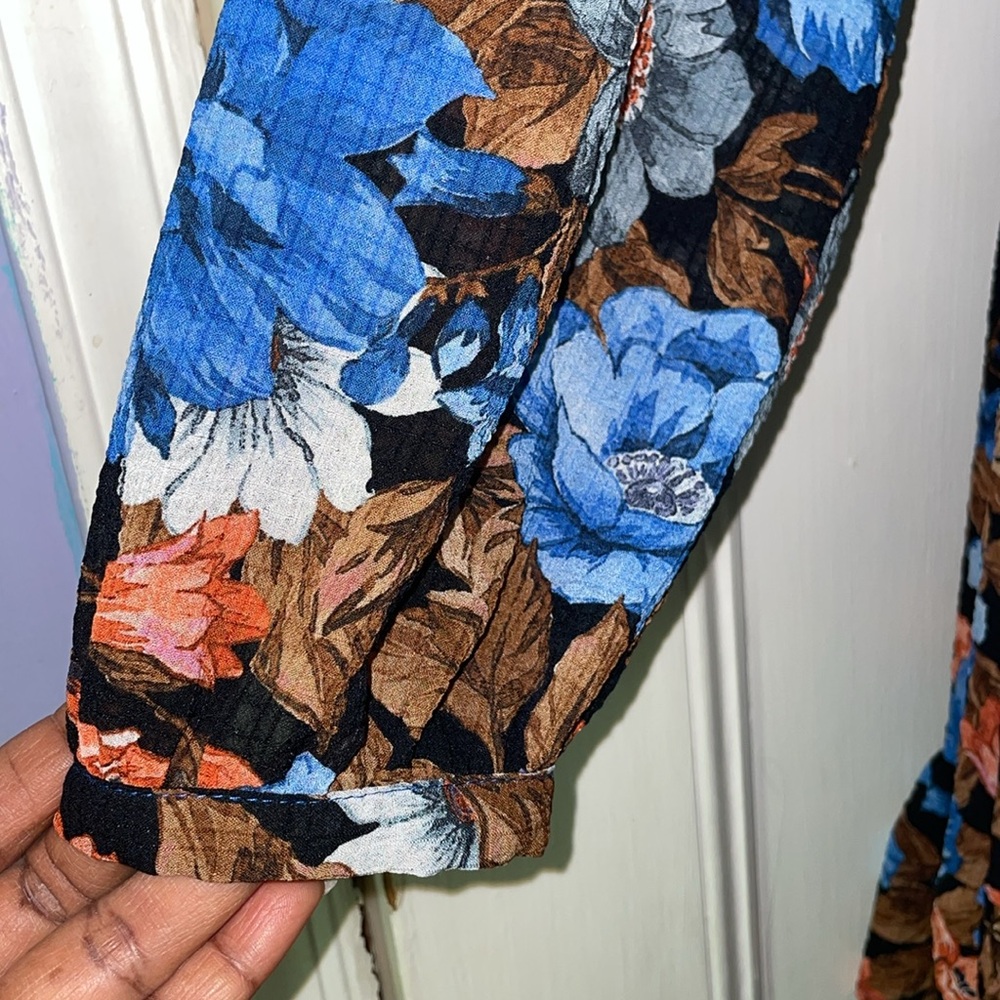 Zara Multicolor Floral Blouse - Picture 3 of 16
